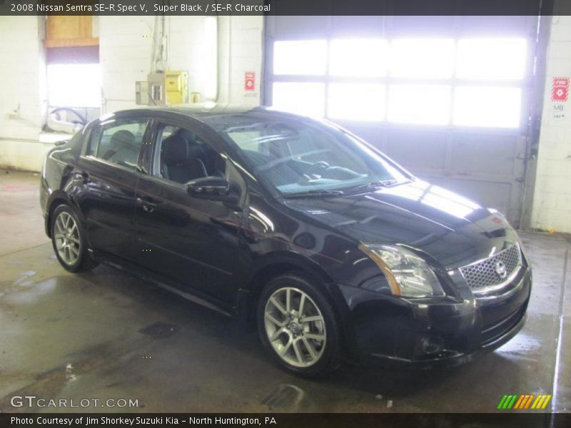 Super Black / SE-R Charcoal 2008 Nissan Sentra SE-R Spec V
