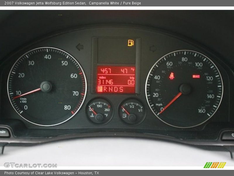 Campanella White / Pure Beige 2007 Volkswagen Jetta Wolfsburg Edition Sedan