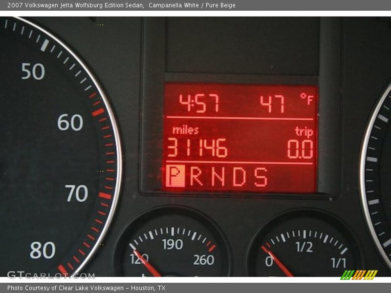 Campanella White / Pure Beige 2007 Volkswagen Jetta Wolfsburg Edition Sedan