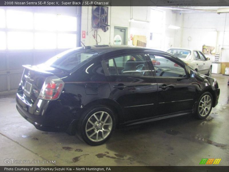 Super Black / SE-R Charcoal 2008 Nissan Sentra SE-R Spec V