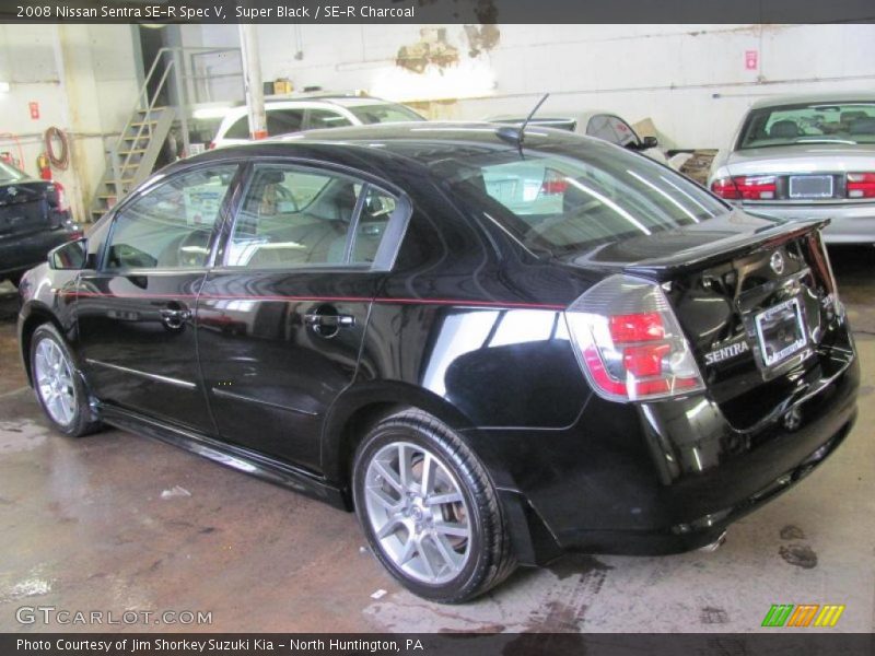 Super Black / SE-R Charcoal 2008 Nissan Sentra SE-R Spec V