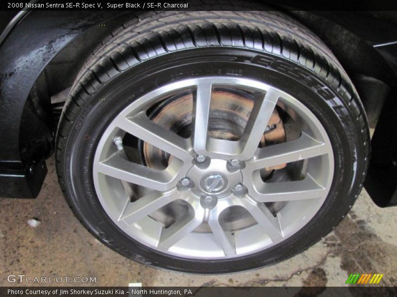 Super Black / SE-R Charcoal 2008 Nissan Sentra SE-R Spec V