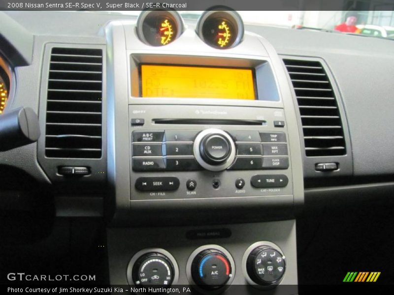 Super Black / SE-R Charcoal 2008 Nissan Sentra SE-R Spec V