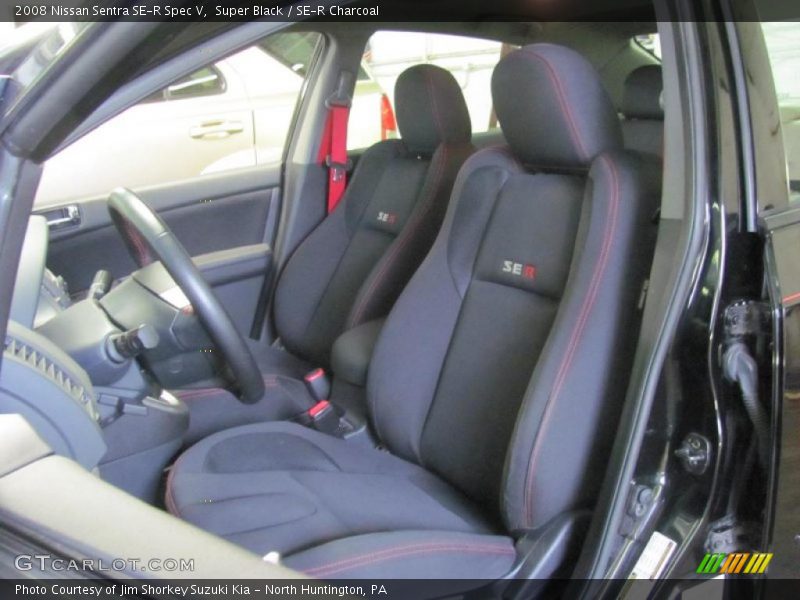 Super Black / SE-R Charcoal 2008 Nissan Sentra SE-R Spec V