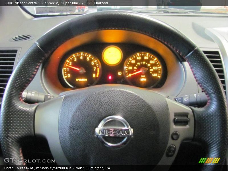 Super Black / SE-R Charcoal 2008 Nissan Sentra SE-R Spec V