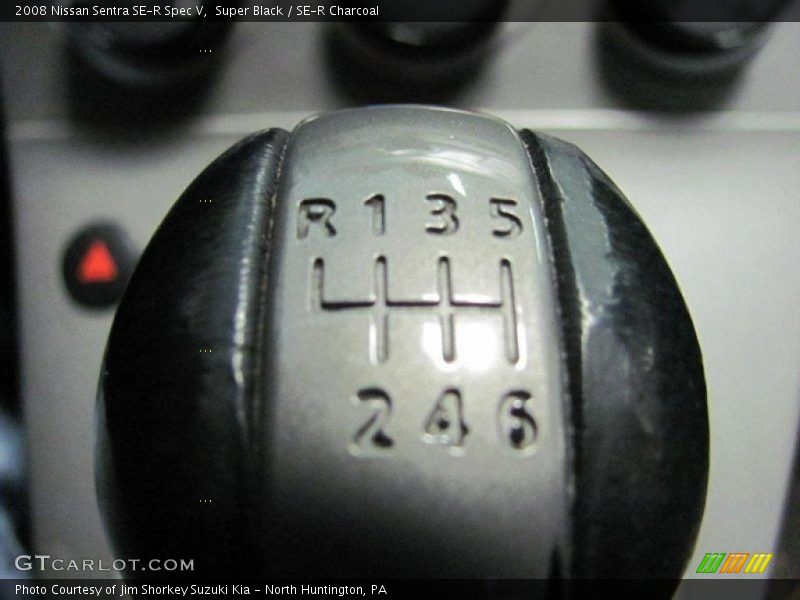 Super Black / SE-R Charcoal 2008 Nissan Sentra SE-R Spec V