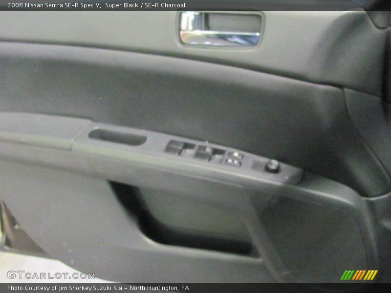 Super Black / SE-R Charcoal 2008 Nissan Sentra SE-R Spec V