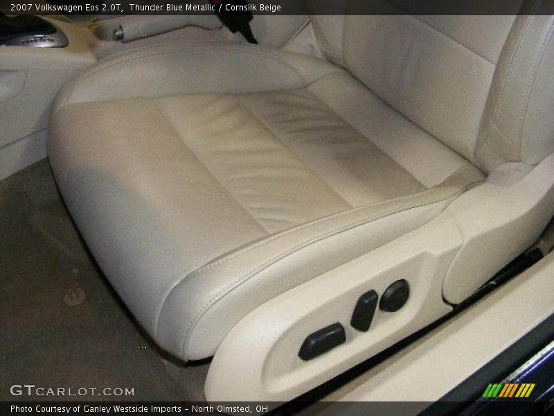 Thunder Blue Metallic / Cornsilk Beige 2007 Volkswagen Eos 2.0T