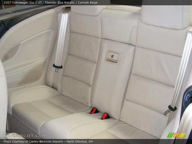 Thunder Blue Metallic / Cornsilk Beige 2007 Volkswagen Eos 2.0T