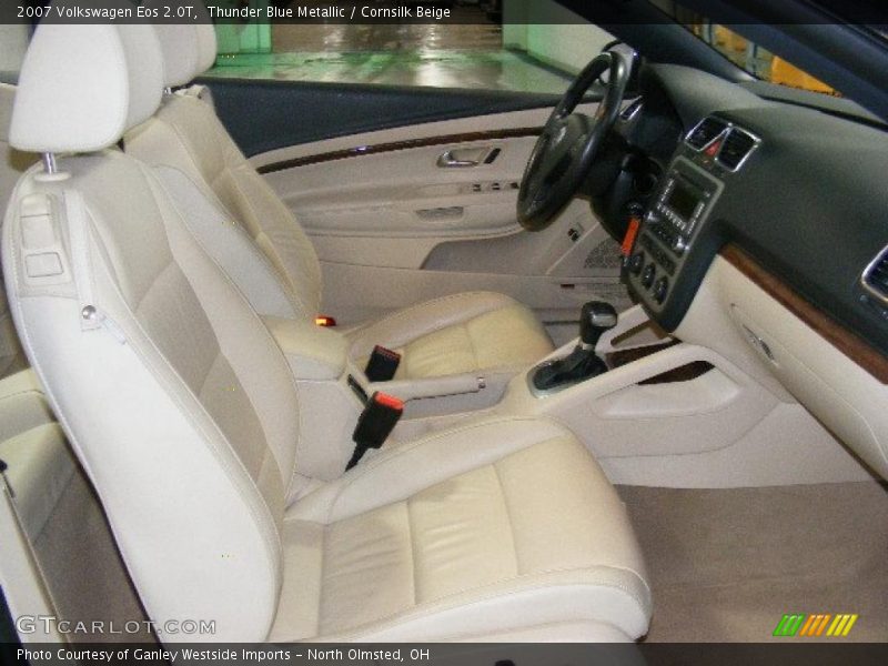 Thunder Blue Metallic / Cornsilk Beige 2007 Volkswagen Eos 2.0T