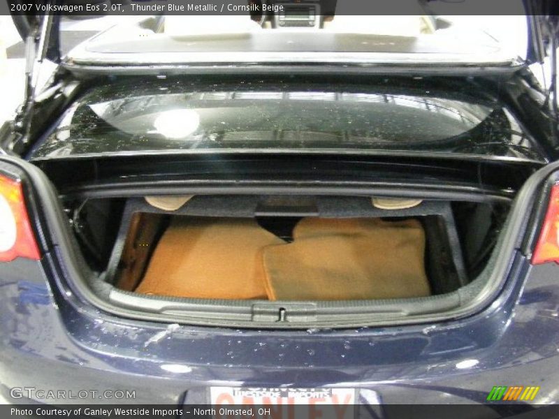 Thunder Blue Metallic / Cornsilk Beige 2007 Volkswagen Eos 2.0T