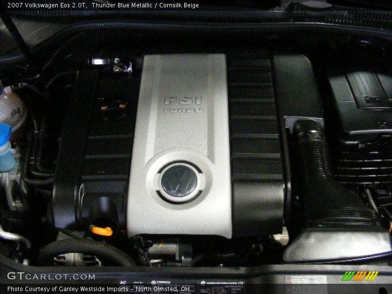 Thunder Blue Metallic / Cornsilk Beige 2007 Volkswagen Eos 2.0T