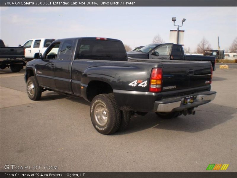 Onyx Black / Pewter 2004 GMC Sierra 3500 SLT Extended Cab 4x4 Dually