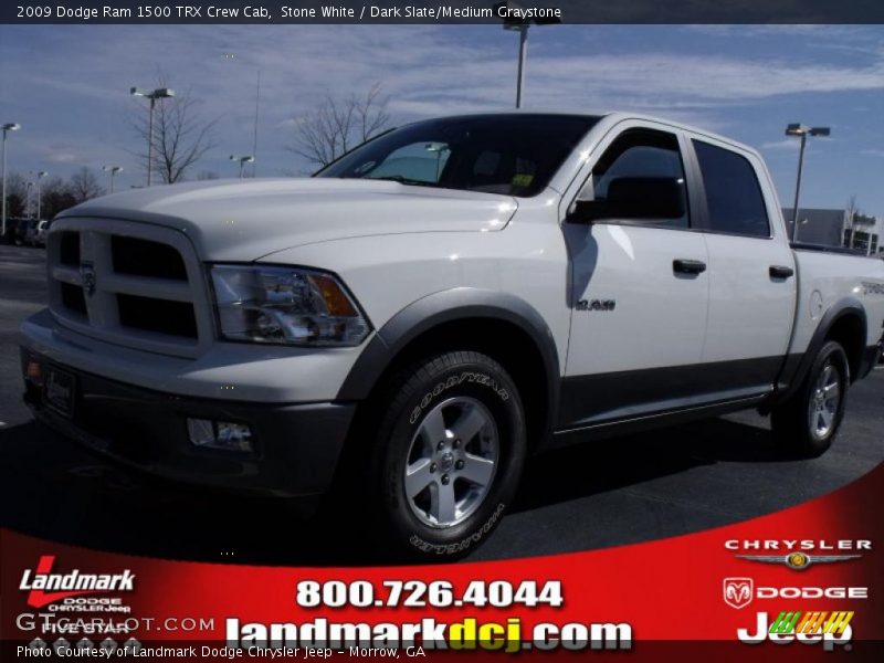 Stone White / Dark Slate/Medium Graystone 2009 Dodge Ram 1500 TRX Crew Cab