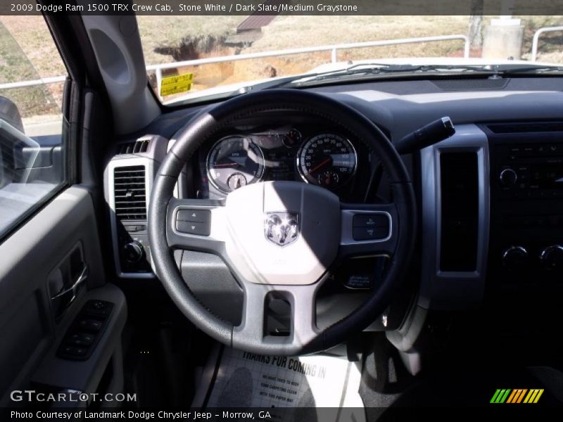 Stone White / Dark Slate/Medium Graystone 2009 Dodge Ram 1500 TRX Crew Cab