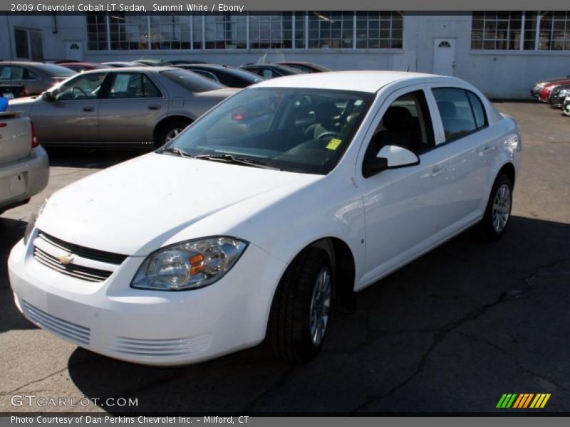 Summit White / Ebony 2009 Chevrolet Cobalt LT Sedan