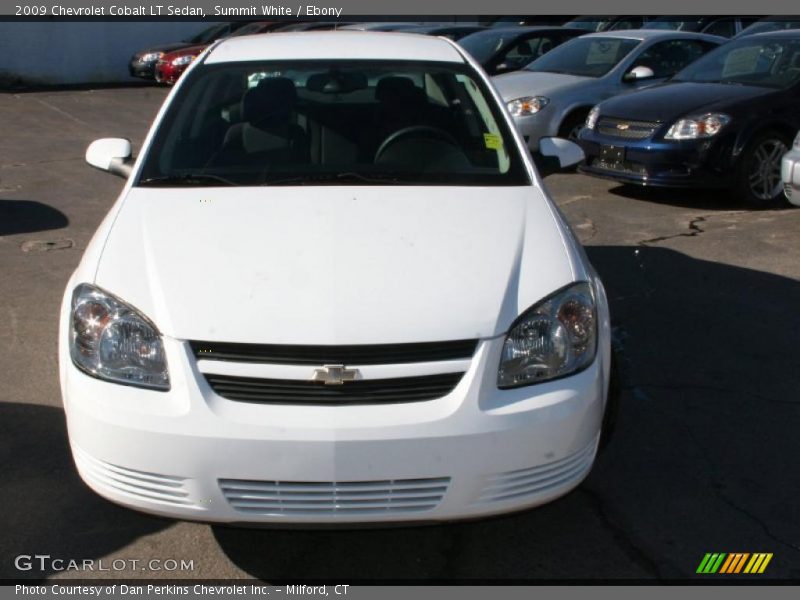 Summit White / Ebony 2009 Chevrolet Cobalt LT Sedan