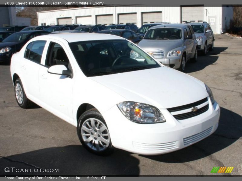 Summit White / Ebony 2009 Chevrolet Cobalt LT Sedan
