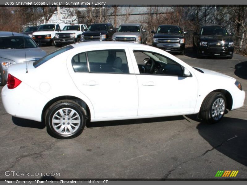 Summit White / Ebony 2009 Chevrolet Cobalt LT Sedan