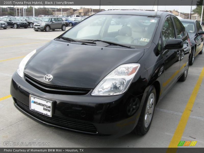 Black / Ivory/Brown 2005 Toyota Prius Hybrid