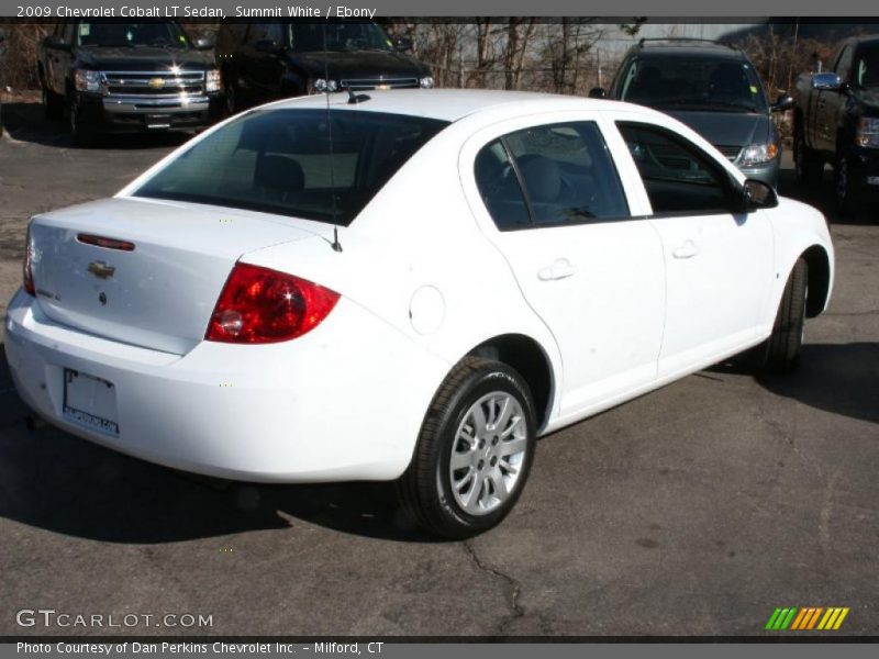Summit White / Ebony 2009 Chevrolet Cobalt LT Sedan