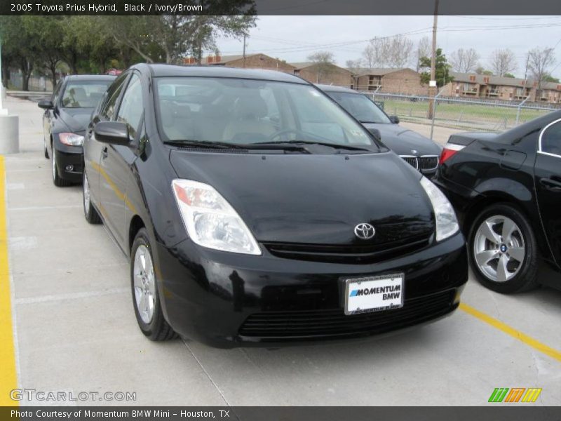 Black / Ivory/Brown 2005 Toyota Prius Hybrid