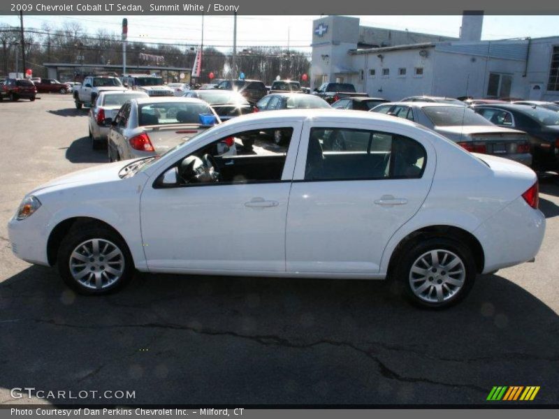 Summit White / Ebony 2009 Chevrolet Cobalt LT Sedan