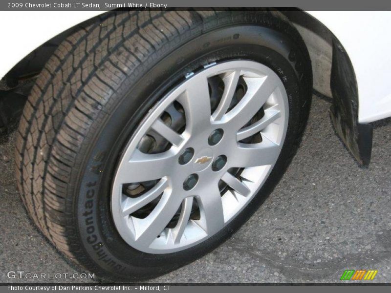 Summit White / Ebony 2009 Chevrolet Cobalt LT Sedan