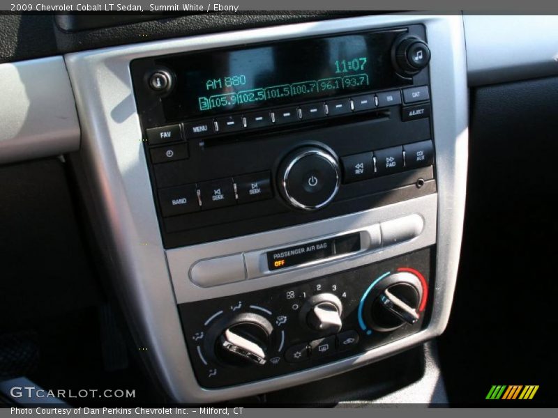 Summit White / Ebony 2009 Chevrolet Cobalt LT Sedan