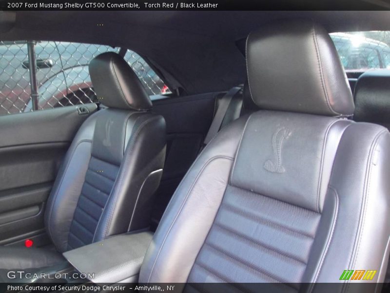 Torch Red / Black Leather 2007 Ford Mustang Shelby GT500 Convertible