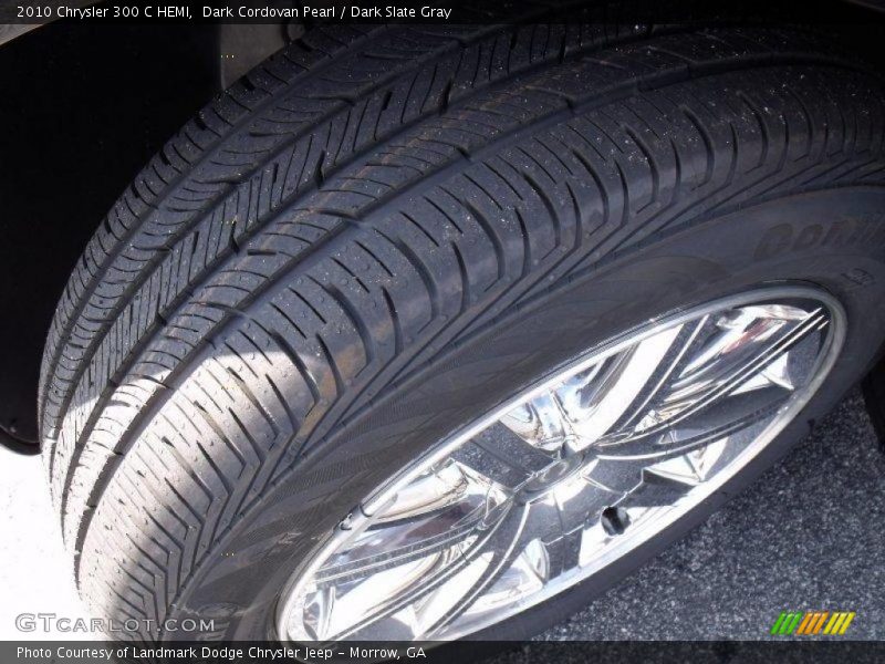 Dark Cordovan Pearl / Dark Slate Gray 2010 Chrysler 300 C HEMI
