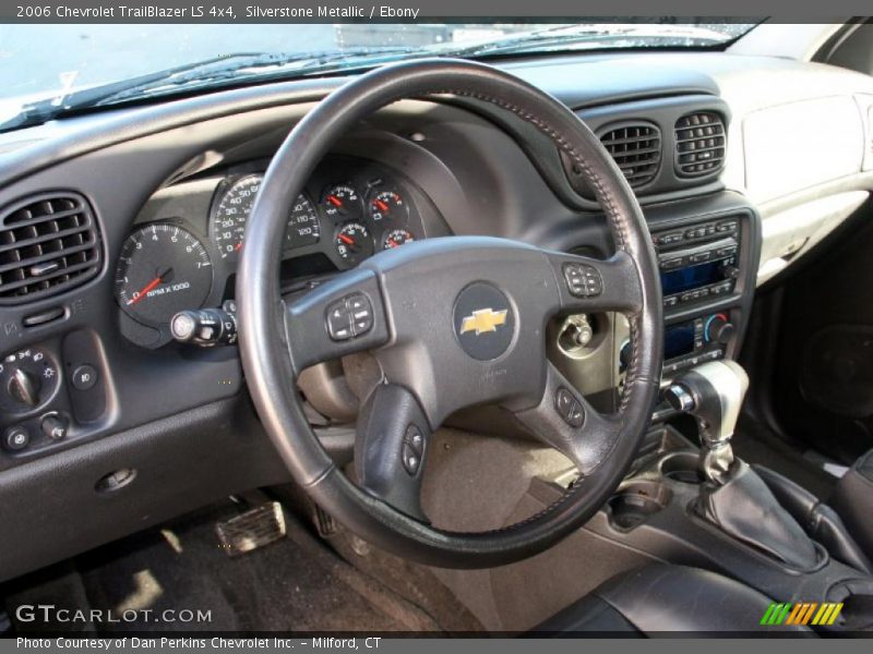 Silverstone Metallic / Ebony 2006 Chevrolet TrailBlazer LS 4x4