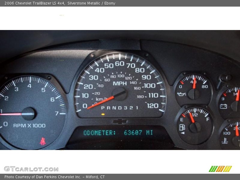 Silverstone Metallic / Ebony 2006 Chevrolet TrailBlazer LS 4x4