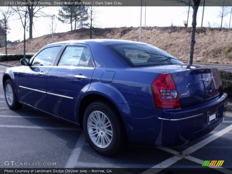Deep Water Blue Pearl / Dark Slate Gray 2010 Chrysler 300 Touring