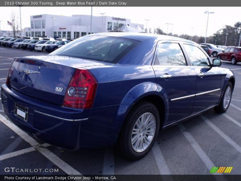 Deep Water Blue Pearl / Dark Slate Gray 2010 Chrysler 300 Touring