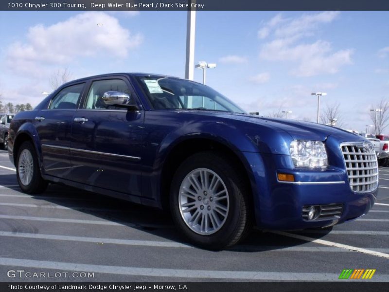 Deep Water Blue Pearl / Dark Slate Gray 2010 Chrysler 300 Touring
