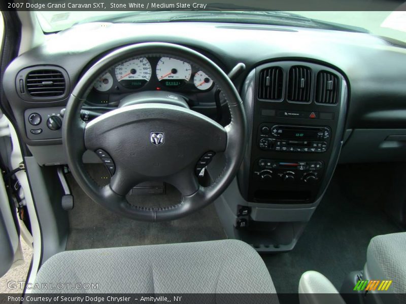 Stone White / Medium Slate Gray 2007 Dodge Grand Caravan SXT