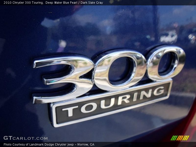 Deep Water Blue Pearl / Dark Slate Gray 2010 Chrysler 300 Touring