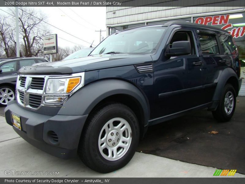 Modern Blue Pearl / Dark Slate Gray 2008 Dodge Nitro SXT 4x4