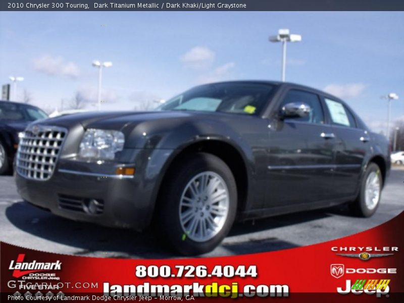 Dark Titanium Metallic / Dark Khaki/Light Graystone 2010 Chrysler 300 Touring