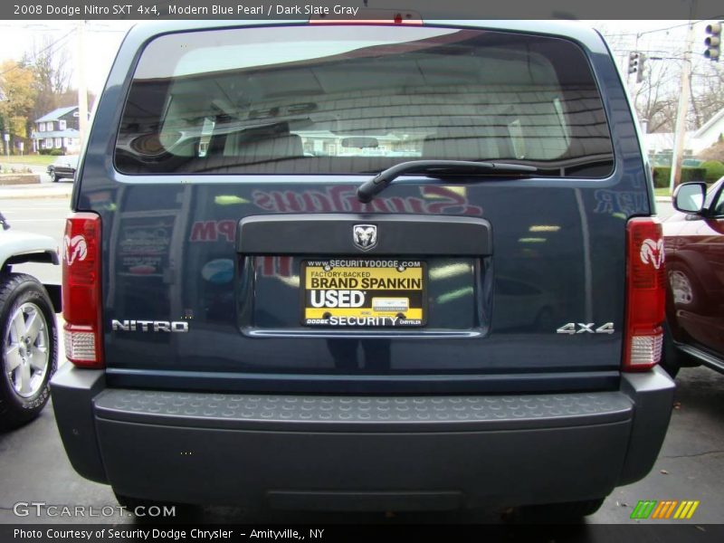 Modern Blue Pearl / Dark Slate Gray 2008 Dodge Nitro SXT 4x4