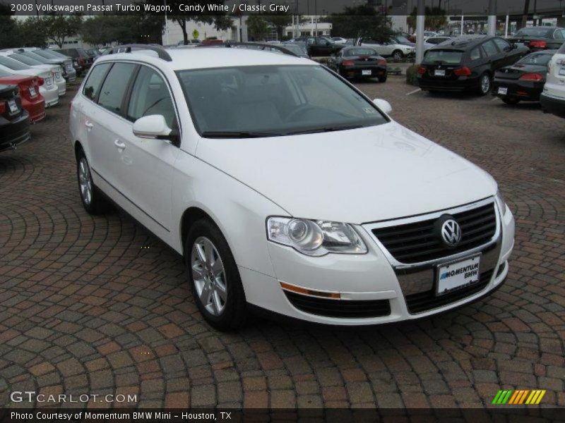 Candy White / Classic Gray 2008 Volkswagen Passat Turbo Wagon
