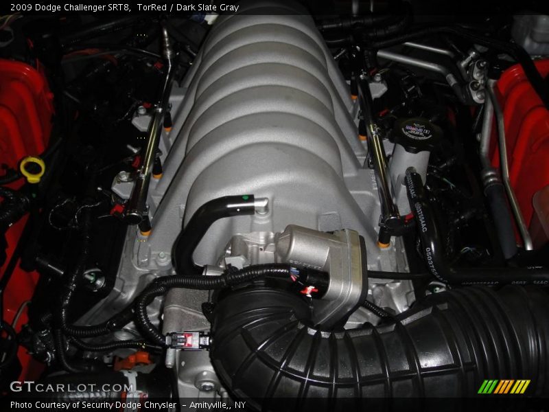 TorRed / Dark Slate Gray 2009 Dodge Challenger SRT8