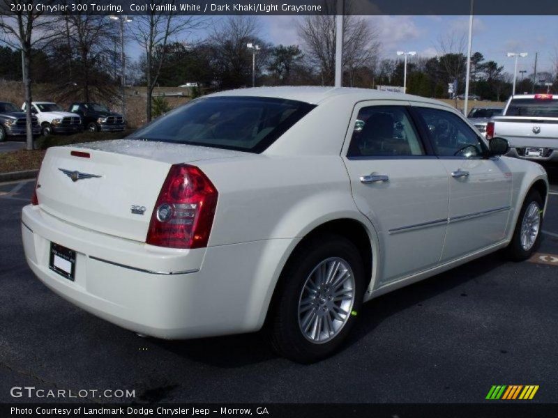 Cool Vanilla White / Dark Khaki/Light Graystone 2010 Chrysler 300 Touring