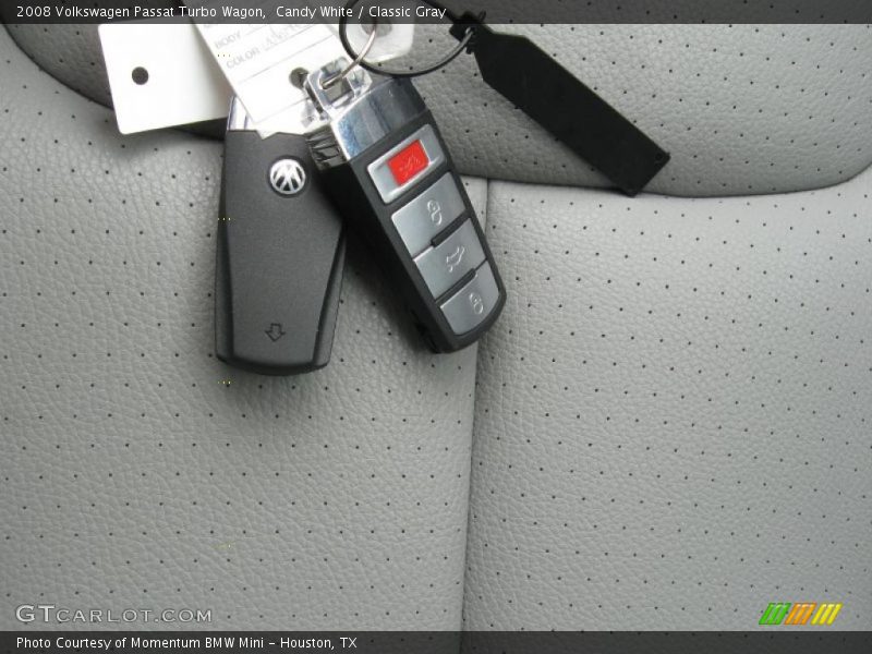 Candy White / Classic Gray 2008 Volkswagen Passat Turbo Wagon