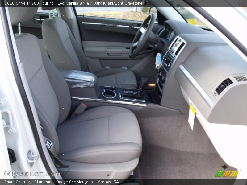 Cool Vanilla White / Dark Khaki/Light Graystone 2010 Chrysler 300 Touring