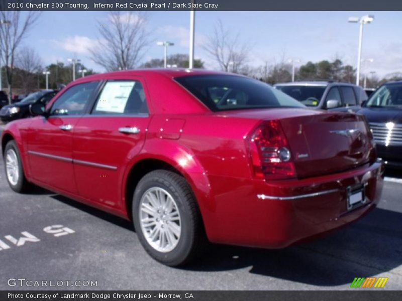 Inferno Red Crystal Pearl / Dark Slate Gray 2010 Chrysler 300 Touring
