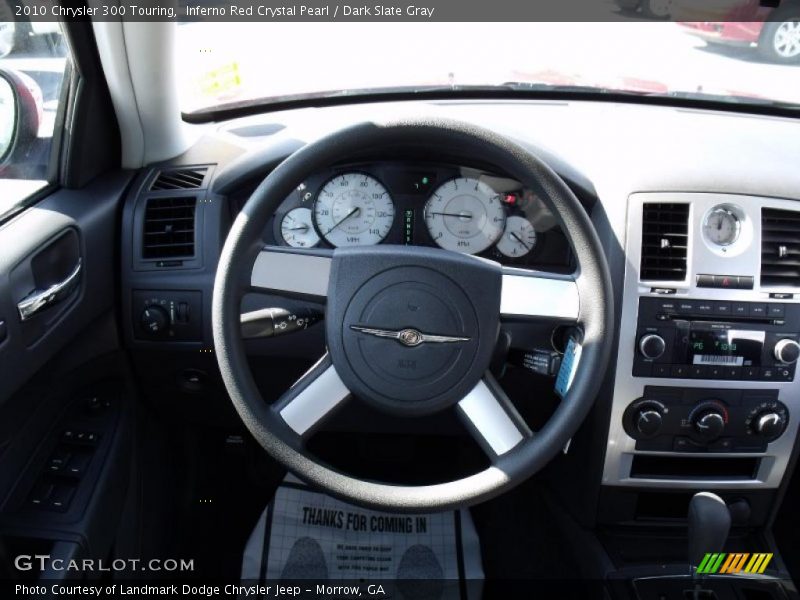 Inferno Red Crystal Pearl / Dark Slate Gray 2010 Chrysler 300 Touring