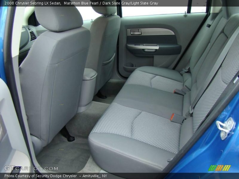 Marathon Blue Pearl / Dark Slate Gray/Light Slate Gray 2008 Chrysler Sebring LX Sedan