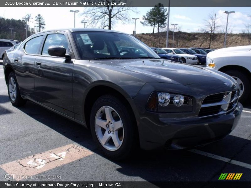Dark Titanium Metallic / Dark Slate Gray 2010 Dodge Charger SE